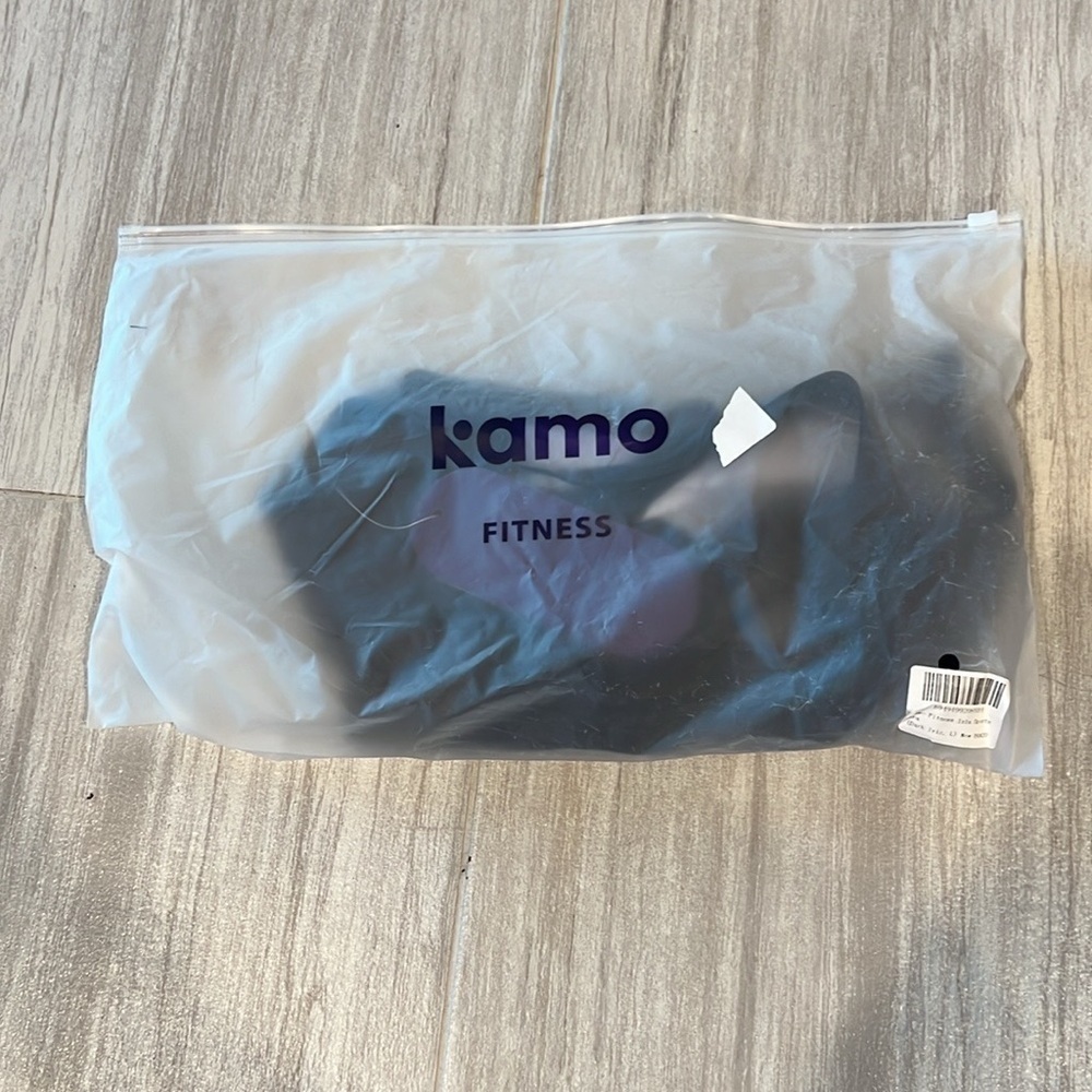 Kamo Fitness Isla Sports Bra - Dark Iris Large Strappy Back Navy Blue Activewear — image 5 of 8